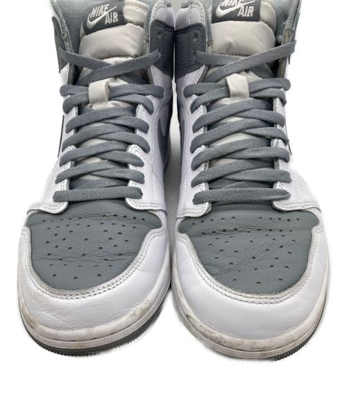 NIKE（ナイキ）NIKE (ナイキ) AIR JORDAN 1 RETRO HIGH OG グレー×ホワイト サイズ:29cmの古着・服飾アイテム