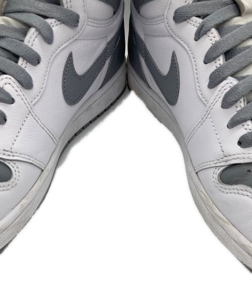 NIKE（ナイキ）NIKE (ナイキ) AIR JORDAN 1 RETRO HIGH OG グレー×ホワイト サイズ:29cmの古着・服飾アイテム