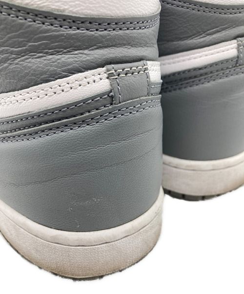 NIKE（ナイキ）NIKE (ナイキ) AIR JORDAN 1 RETRO HIGH OG グレー×ホワイト サイズ:29cmの古着・服飾アイテム