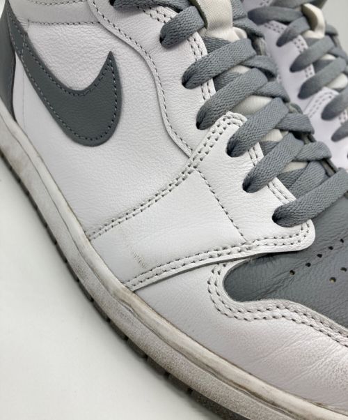 NIKE（ナイキ）NIKE (ナイキ) AIR JORDAN 1 RETRO HIGH OG グレー×ホワイト サイズ:29cmの古着・服飾アイテム