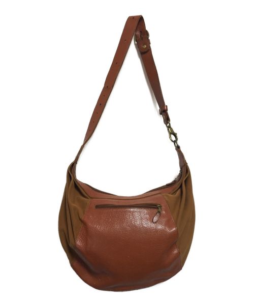 IL BISONTE（イル ビゾンテ）IL BISONTE (イル ビゾンテ) レザーショルダーバッグ ブラウンの古着・服飾アイテム