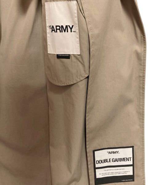 yves salomon（イヴサロモン）YVES SALOMON (イヴサロモン) トレンチコート オリーブ サイズ:SIZE 34の古着・服飾アイテム