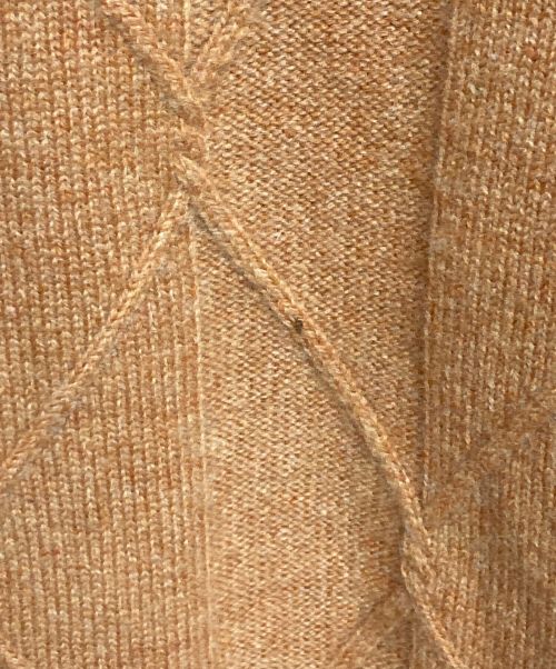 Aquascutum（アクアスキュータム）Aquascutum (アクアスキュータム) カシミヤブレンドクルーネックニット オレンジ サイズ:下記参照の古着・服飾アイテム