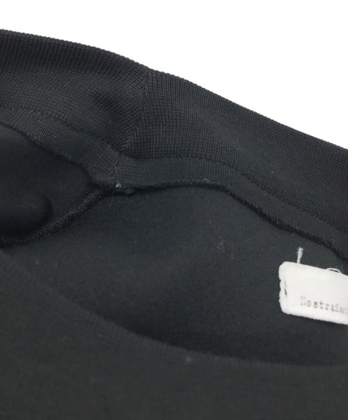 NostraSantissima（ノストラサンティッシマ）NostraSantissima (ノストラサンティッシマ) オーバーサイズアシンメトリースウェット ブラック サイズ:Sの古着・服飾アイテム