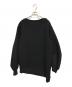 NostraSantissima（ノストラサンティッシマ）の古着「オーバーサイズアシンメトリースウェット」｜ブラック