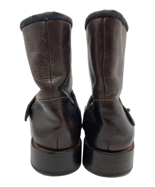 BRUNELLO CUCINELLI（ブルネロクチネリ）BRUNELLO CUCINELLI (ブルネロクチネリ) ミドルブーツ ブラウン サイズ:38の古着・服飾アイテム