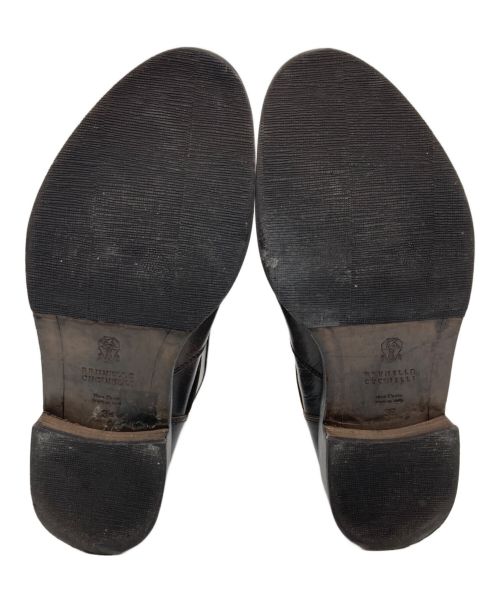 BRUNELLO CUCINELLI（ブルネロクチネリ）BRUNELLO CUCINELLI (ブルネロクチネリ) ミドルブーツ ブラウン サイズ:38の古着・服飾アイテム