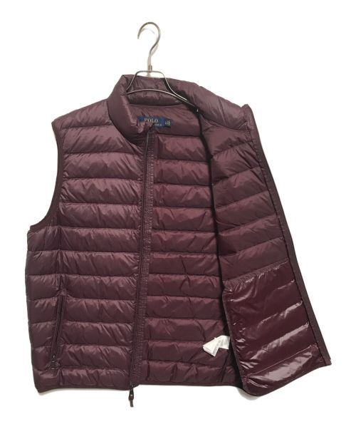 POLO RALPH LAUREN（ポロ・ラルフローレン）POLO RALPH LAUREN (ポロ・ラルフローレン) ダウンベスト パープル サイズ:Lの古着・服飾アイテム