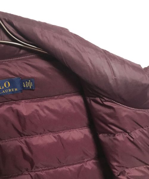 POLO RALPH LAUREN（ポロ・ラルフローレン）POLO RALPH LAUREN (ポロ・ラルフローレン) ダウンベスト パープル サイズ:Lの古着・服飾アイテム