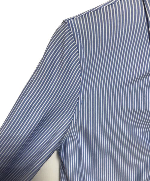 POLO RALPH LAUREN（ポロ・ラルフローレン）POLO RALPH LAUREN (ポロ・ラルフローレン) ストレッチストライプシャツ ブルー×ホワイト サイズ:Lの古着・服飾アイテム