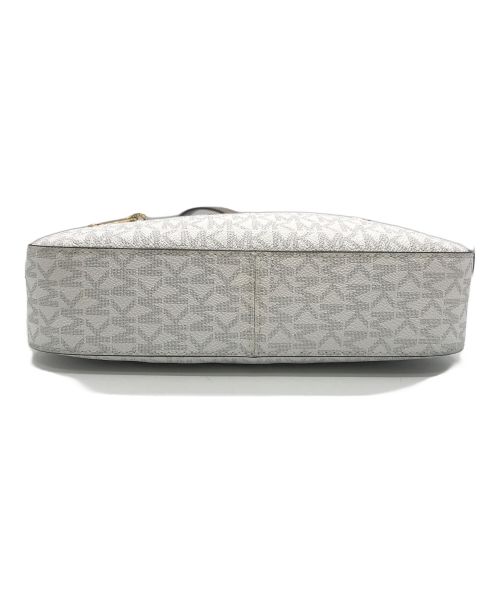 MICHAEL KORS（マイケル・コース）MICHAEL KORS (マイケルコース) ショルダーバッグ ホワイトの古着・服飾アイテム