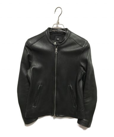 中古・古着通販】HARE (ハレ) シングルライダースジャケット ブラック
