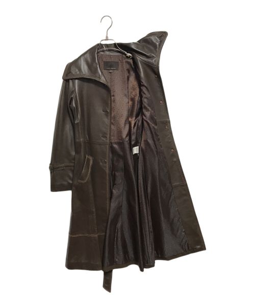 NORTH BEACH LEATHER（ノースビーチレザー）NORTH BEACH LEATHER (ノースビーチレザー) レザーコート ブラウン サイズ:Mの古着・服飾アイテム