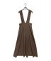 Spick and Span Noble (スピックアンドスパンノーブル) サロペットAラインスカート ブラウン サイズ:SIZE 38：5000円