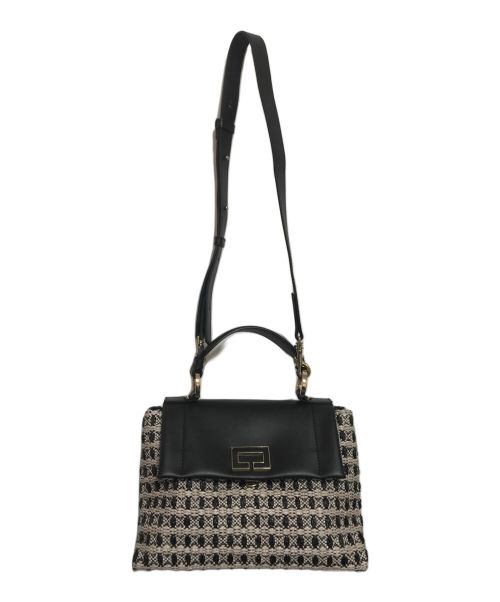 LORISTELLA（ロリステッラ）loristella (ロリステッラ) 2WAYショルダーカラフィアバッグ ベージュの古着・服飾アイテム