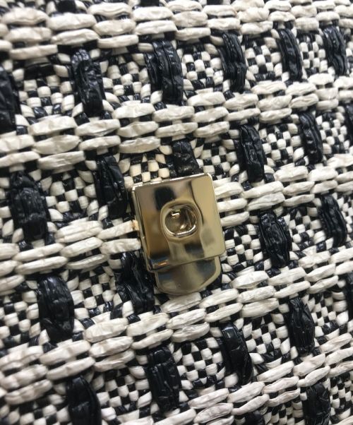 LORISTELLA（ロリステッラ）loristella (ロリステッラ) 2WAYショルダーカラフィアバッグ ベージュの古着・服飾アイテム