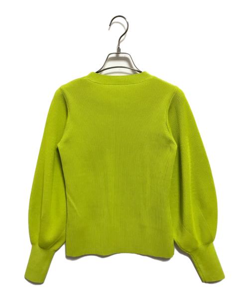 Noble（ノーブル）Noble (ノーブル) バルーンスリーブロングカフスニット イエロー サイズ:下記参照の古着・服飾アイテム