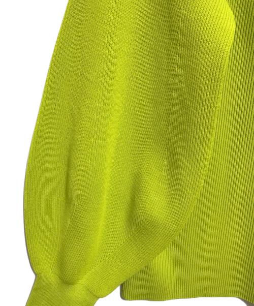 Noble（ノーブル）Noble (ノーブル) バルーンスリーブロングカフスニット イエロー サイズ:下記参照の古着・服飾アイテム