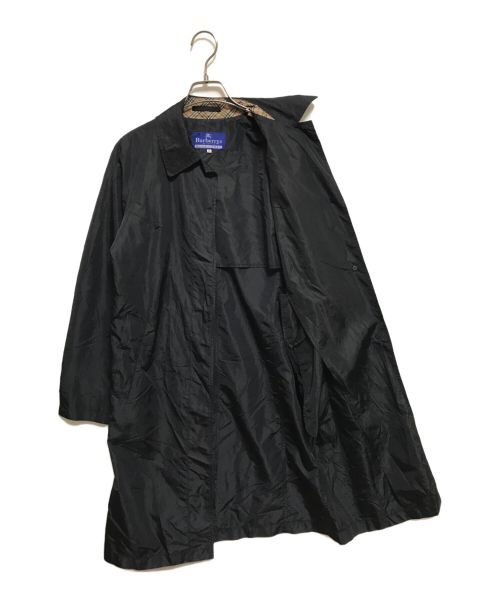 BURBERRY BLUE LABEL（バーバリー ブルー レーベル）BURBERRY BLUE LABEL (バーバリーブルーレーベル) ステンカラーコート ブラック サイズ:SIZE 38の古着・服飾アイテム