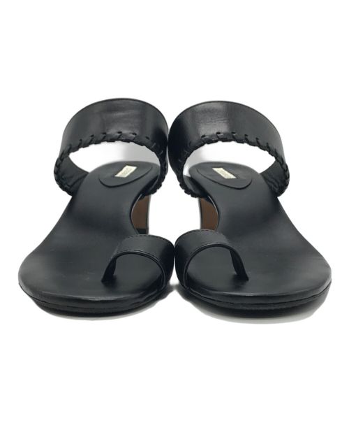 CHEMBUR（チェンバー）CHEMBUR (チェンバー) ミュール ブラック サイズ:37の古着・服飾アイテム