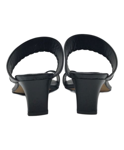 CHEMBUR（チェンバー）CHEMBUR (チェンバー) ミュール ブラック サイズ:37の古着・服飾アイテム