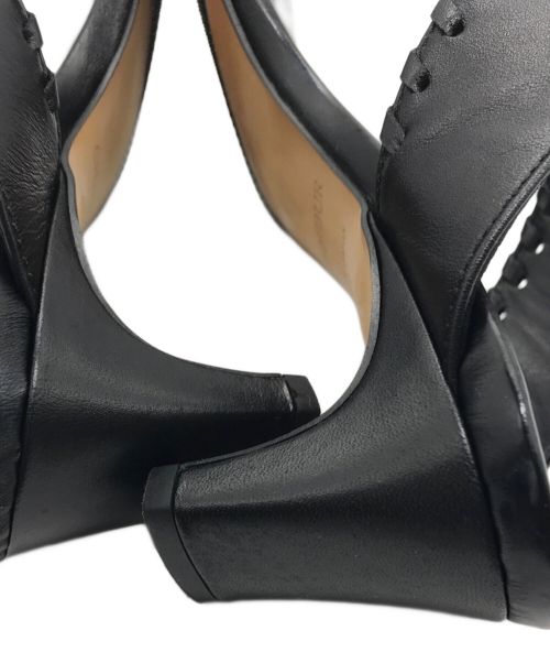 CHEMBUR（チェンバー）CHEMBUR (チェンバー) ミュール ブラック サイズ:37の古着・服飾アイテム