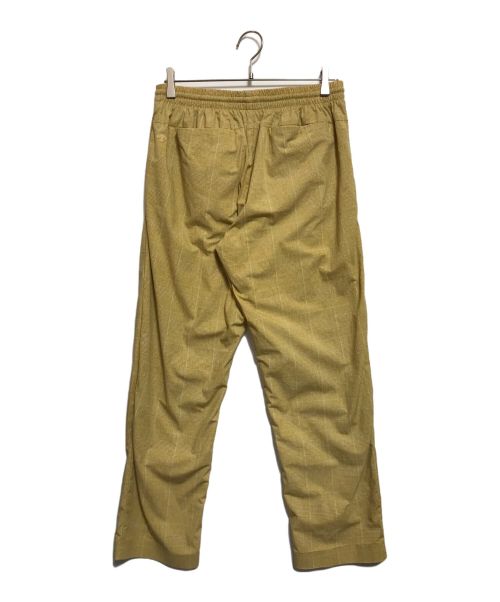 DESCENTE PAUSE（デサントポーズ）DESCENTE PAUSE (デサントポーズ) GLEN CHECK PANTS イエロー サイズ:Lの古着・服飾アイテム