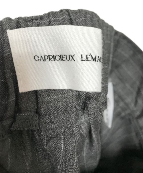 CAPRICIEUX LE'MAGE（カプリシューレマージュ）CAPRICIEUX LE'MAGE (カプリシューレマージュ) 2タックワイドパンツ グレー サイズ:36の古着・服飾アイテム