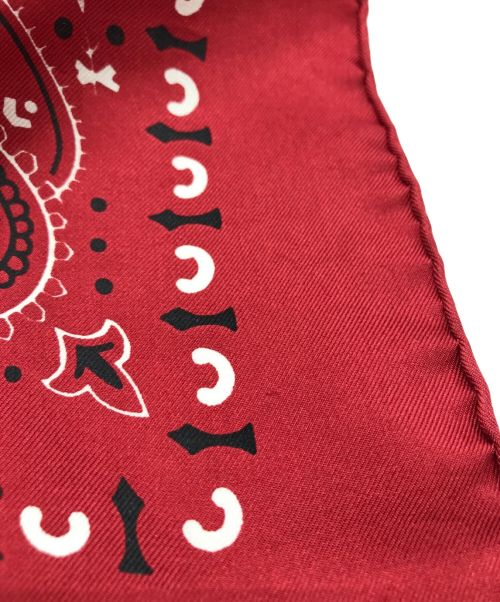 manipuri（マニプリ）manipuri (マニプリ) シルクスカーフ レッドの古着・服飾アイテム