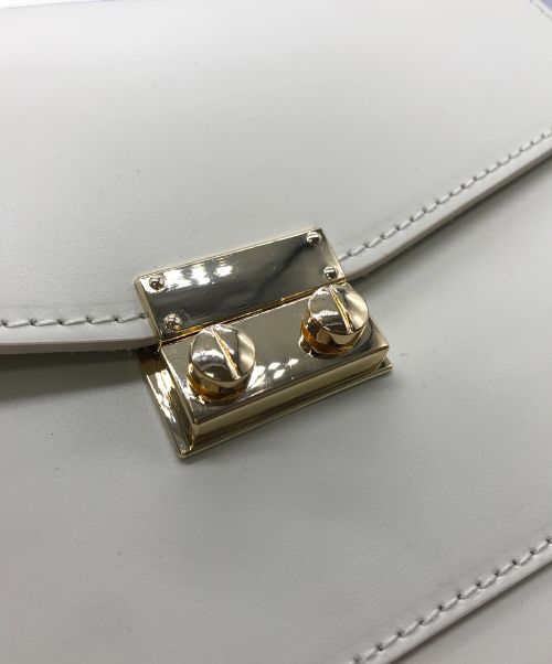 AULENTTI（オウレンティ）AULENTTI (オウレンティ) 2WAYバッグ ホワイトの古着・服飾アイテム