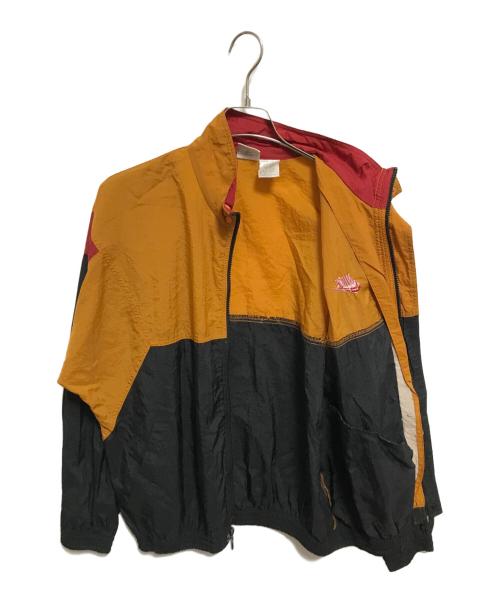 NIKE（ナイキ）NIKE (ナイキ) スタンドカラージャケット オレンジ×ブラック サイズ:Sの古着・服飾アイテム