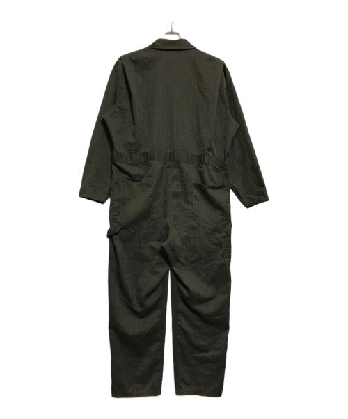 big mac（ビッグマック）big mac (ビッグマック) 70‘Sヘリンボーンミリタリーオールインワン グリーン サイズ:42Rの古着・服飾アイテム