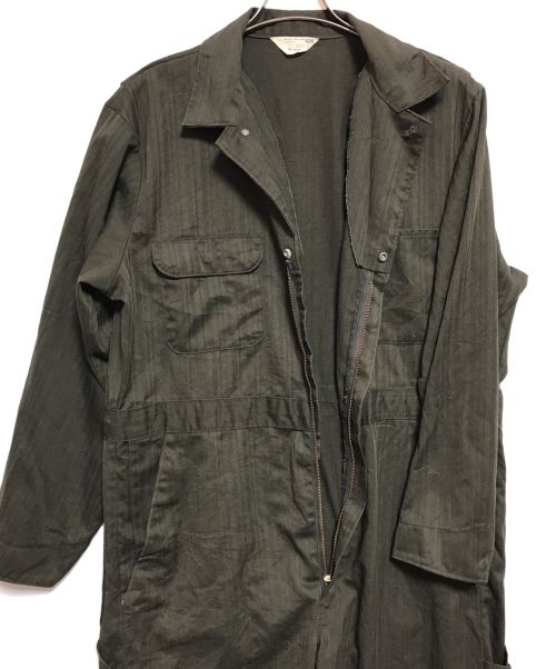 big mac（ビッグマック）big mac (ビッグマック) 70‘Sヘリンボーンミリタリーオールインワン グリーン サイズ:42Rの古着・服飾アイテム