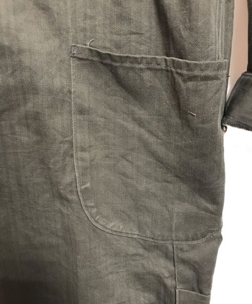 big mac（ビッグマック）big mac (ビッグマック) 70‘Sヘリンボーンミリタリーオールインワン グリーン サイズ:42Rの古着・服飾アイテム