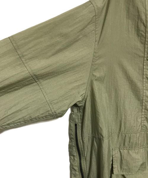 bractment（ブラクトメント）bractment (ブラクトメント) ナイロンワッシャーアノラックパーカー グリーン サイズ:38の古着・服飾アイテム