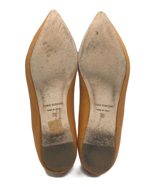 FABIO RUSCONI（ファビオルスコーニ）FABIO RUSCONI (ファビオルスコーニ) S-RAFFAELLA イエロー サイズ:36の古着・服飾アイテム