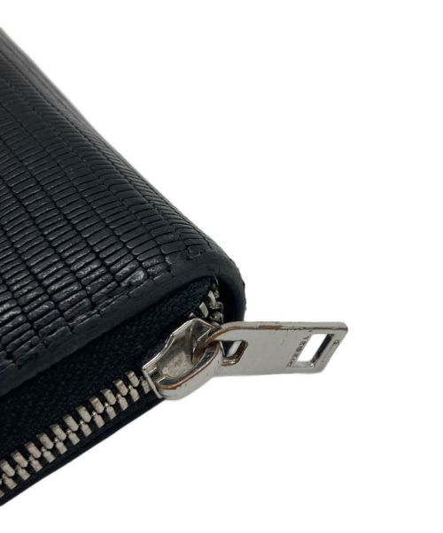 DIESEL（ディーゼル）DIESEL (ディーゼル) ラウンドジップウォレット ブラックの古着・服飾アイテム