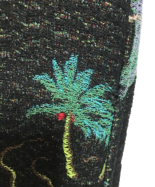 amok（アモク）amok (アモク) Aloha Jacquard Shirts ブラック サイズ:下記参照の古着・服飾アイテム