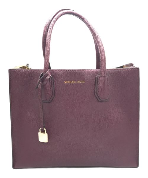 MICHAEL KORS（マイケル・コース）MICHAEL KORS (マイケルコース) トートバッグ ボルドーの古着・服飾アイテム