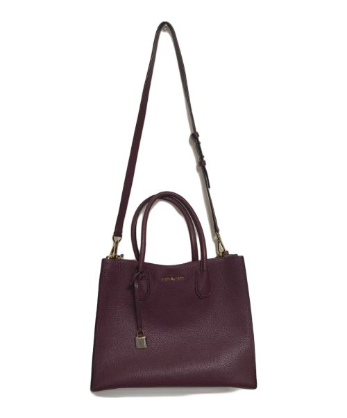 MICHAEL KORS（マイケル・コース）MICHAEL KORS (マイケルコース) トートバッグ ボルドーの古着・服飾アイテム