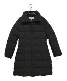 Viaggio Blu（ビアッジョブルー）の古着「フォックスファーロングダウンコート」｜ブラック