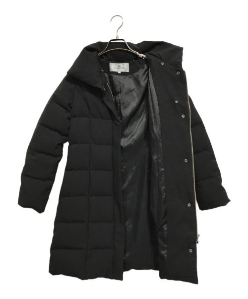 Viaggio Blu（ビアッジョブルー）Viaggio Blu (ビアッジョブルー) フォックスファーロングダウンコート ブラック サイズ:SIZE 1の古着・服飾アイテム