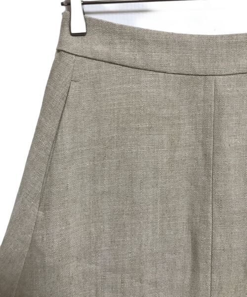 ROPE Eternel（ロペ エターナル）ROPE Eternel (ロペ エターナル) リベコソファクロス フレアースカート ベージュ サイズ:1 未使用品の古着・服飾アイテム