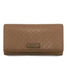 GUCCI（グッチ）の古着「ロングウォレット」｜ベージュ