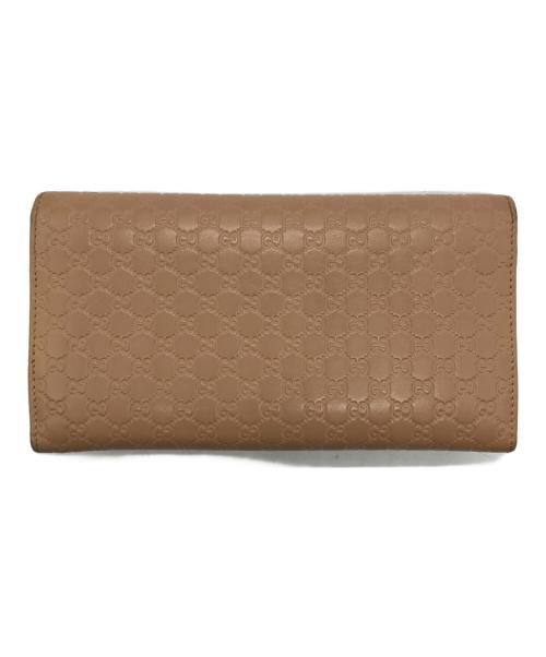 GUCCI（グッチ）GUCCI (グッチ) ロングウォレット ベージュの古着・服飾アイテム