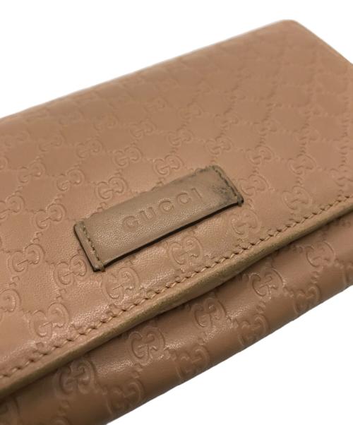 GUCCI（グッチ）GUCCI (グッチ) ロングウォレット ベージュの古着・服飾アイテム