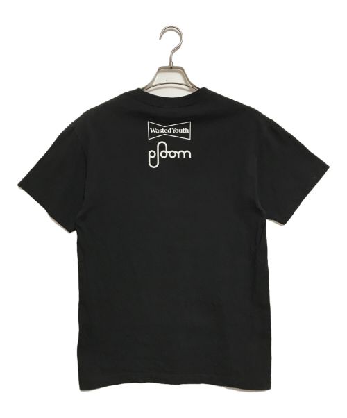 WASTED YOUTH（ウェイステッドユース）WASTED YOUTH (ウエステッド ユース) ploom (プルーム) プリントTシャツ ブラック サイズ:Mの古着・服飾アイテム