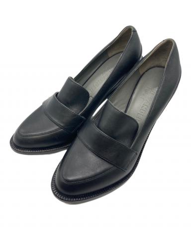 JIL SANDER NAVY ヒール ローファー ブラック パンプス 37.5 中古・古着通販】JIL SANDER NAVY (ジルサンダー ネイビー) ヒール