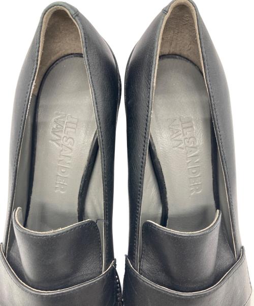 JIL SANDER NAVY（ジルサンダー ネイビー）JIL SANDER NAVY (ジルサンダー ネイビー) ヒールパンプス ブラック サイズ:SIZE 35 1/2の古着・服飾アイテム