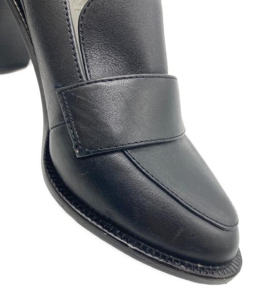 JIL SANDER NAVY（ジルサンダー ネイビー）JIL SANDER NAVY (ジルサンダー ネイビー) ヒールパンプス ブラック サイズ:SIZE 35 1/2の古着・服飾アイテム